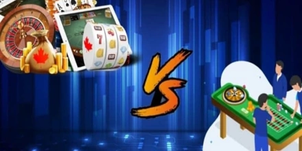 Online live casino vs Επίγειο καζίνο